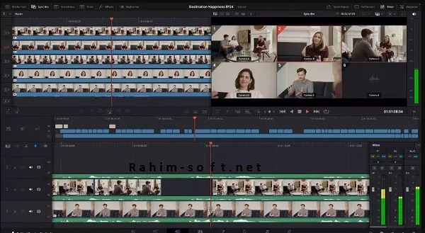 Advanced Video Editing, Color Correction, Visual Effects, and Audio Production Software for Creative Professionals.