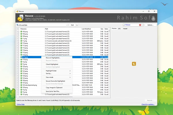Recuva 1.55.133 Free Download