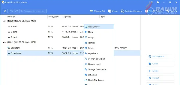 Download Easeus Partition Portable Free for Windows