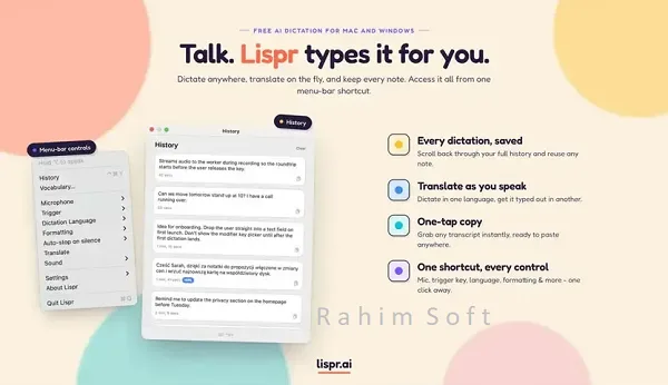 Get Lispr 2026 – AI-Powered Voice Dictation for Faster Writing.