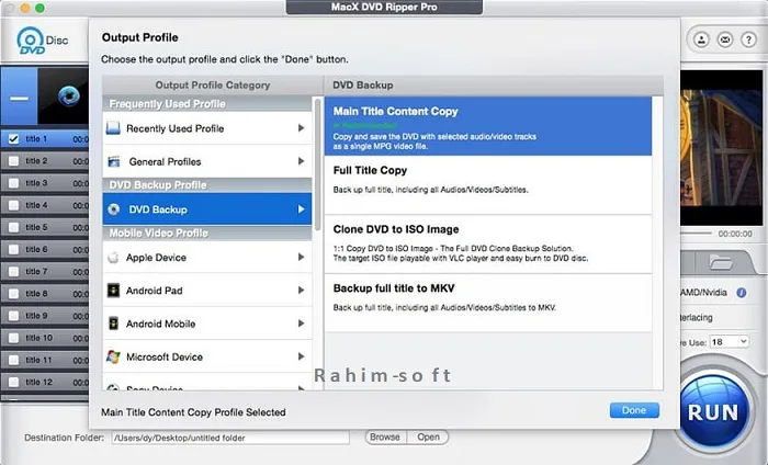 Download Mac DVDRipper Pro for macOS and enjoy fast, reliable DVD backup and video conversion features.