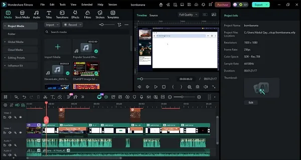 Wondershare filmora 15 offline free download