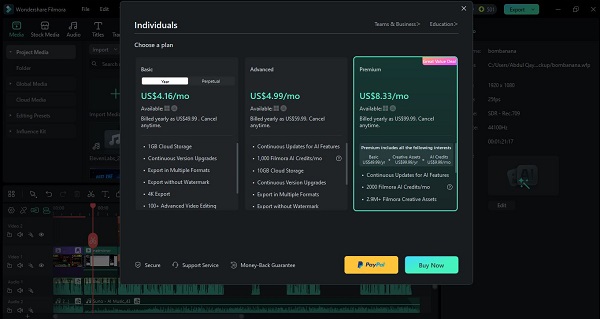 Wondershare Filmora Pro